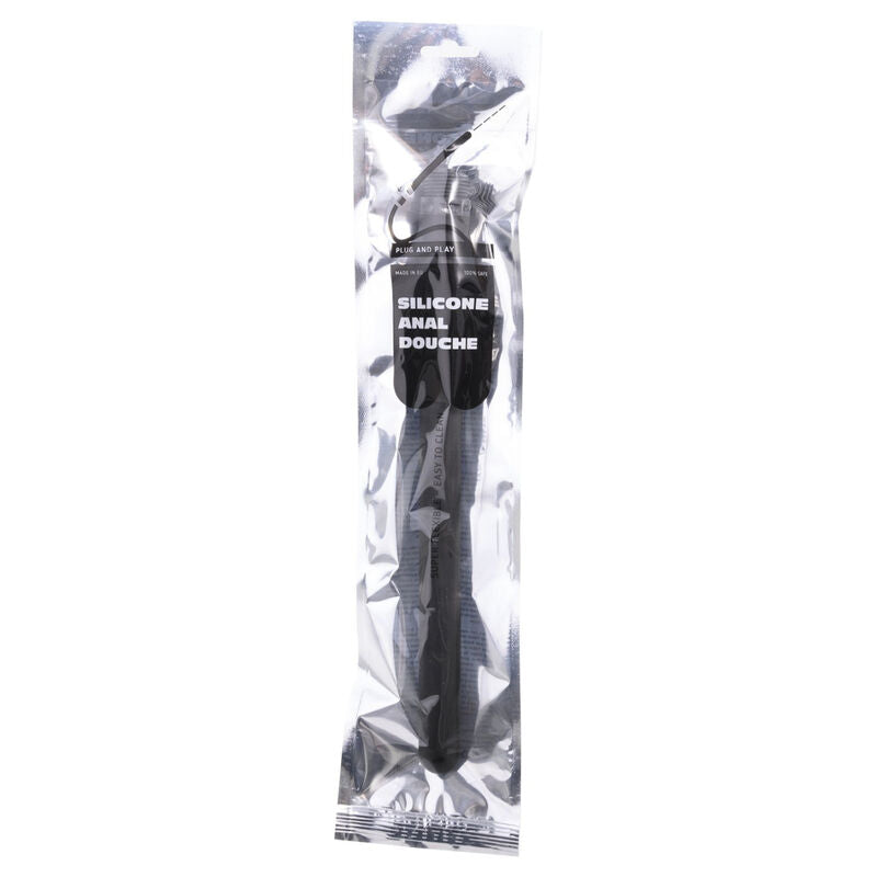ALL BLACK - SHOWER ANAL FOLDABLE SILICONE 27 CM