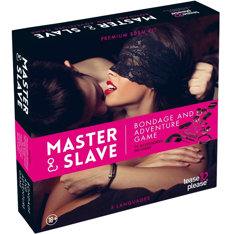 TEASE & PLEASE - 13 MAGENTA BONDAGE ACCESSORIES