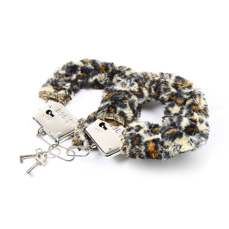 OHMAMA FETISH - VELVET FURLINED METAL WRIST CUFFS
