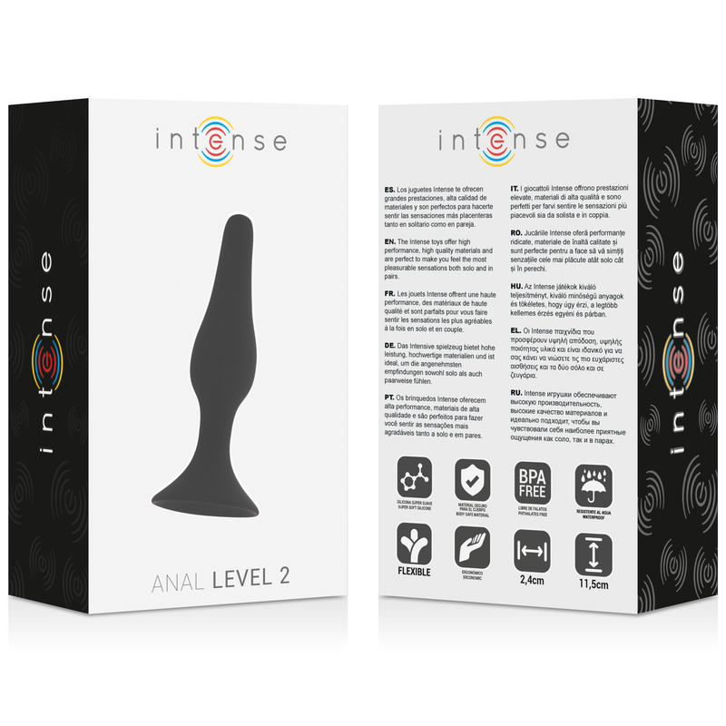 INTENSE - ANAL LEVEL 2 11,5CM BLACK
