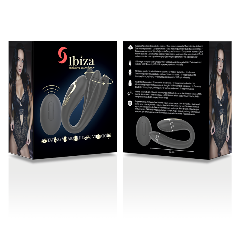 IBIZA - ROTATING DOUBLE VIBRATOR
