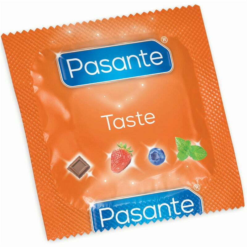 PASANTE - CONDOMS FLAVOR CHOCOLATE TEMPTATION BAGS 144 UNITS