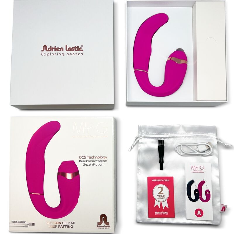 ADRIEN LASTIC - MY·G CLITORISCUP AND G-SPOT STIMULATOR PINK