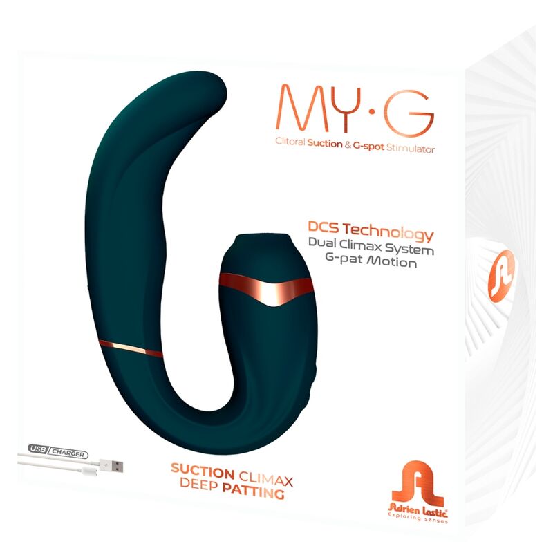 ADRIEN LASTIC - MY·G CLITORISCUP AND G-SPOT STIMULATOR DARK GREEN