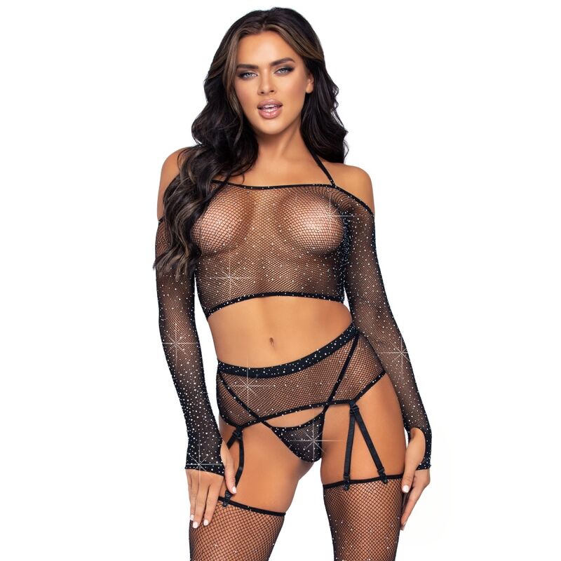 LEG AVENUE - FOUR PIECE SET IN ONE SIZE