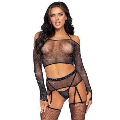LEG AVENUE - FOUR PIECE SET IN ONE SIZE