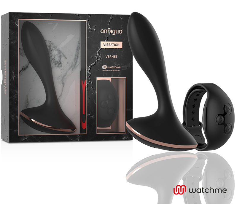 ANBIGUO - WATCHME VIBRATOR WITH REMOTE CONTROL ANAL PLUG VERNET