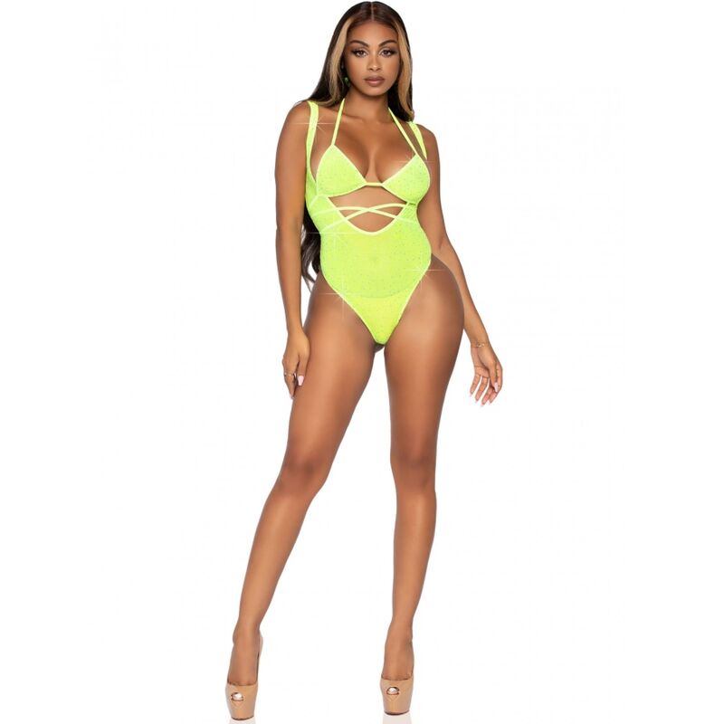 LEG AVENUE - BIKINI TOP AND BODY, ONE SIZE