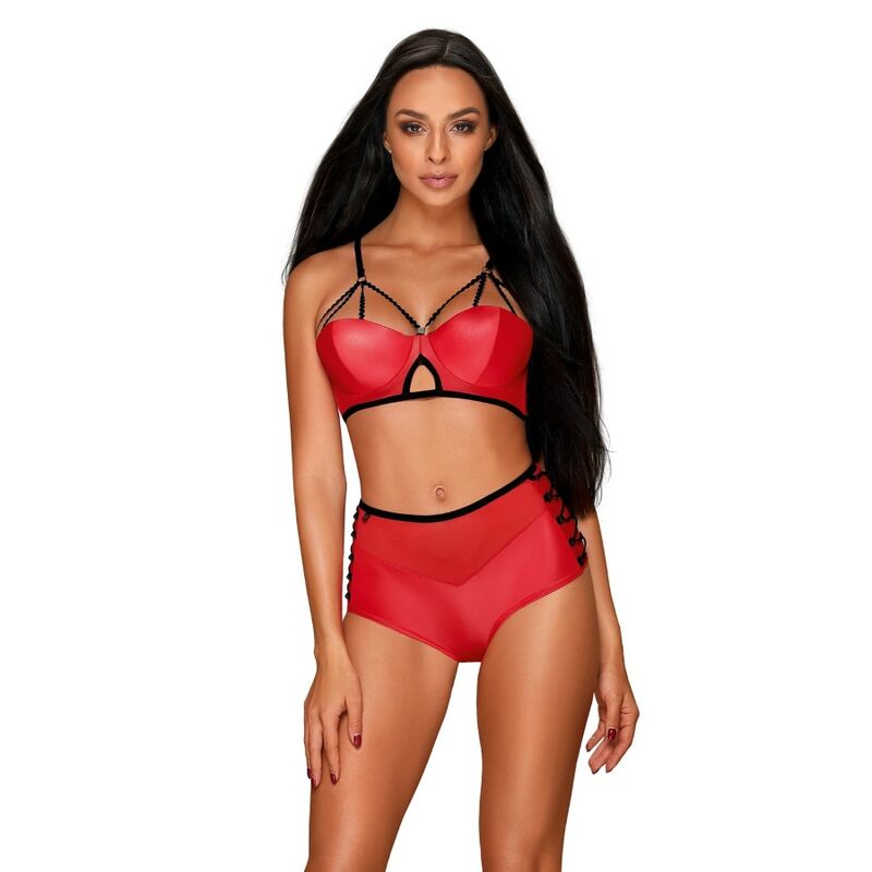 OBSESSIVE - LEATHERIA SET TWO PIECE S/M