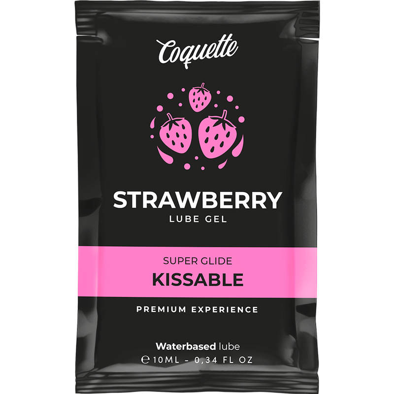 COQUETTE CHIC DESIRE - KISSABLE STRAWBERRY WATER BASED LUBRICANT BAG 10 ML