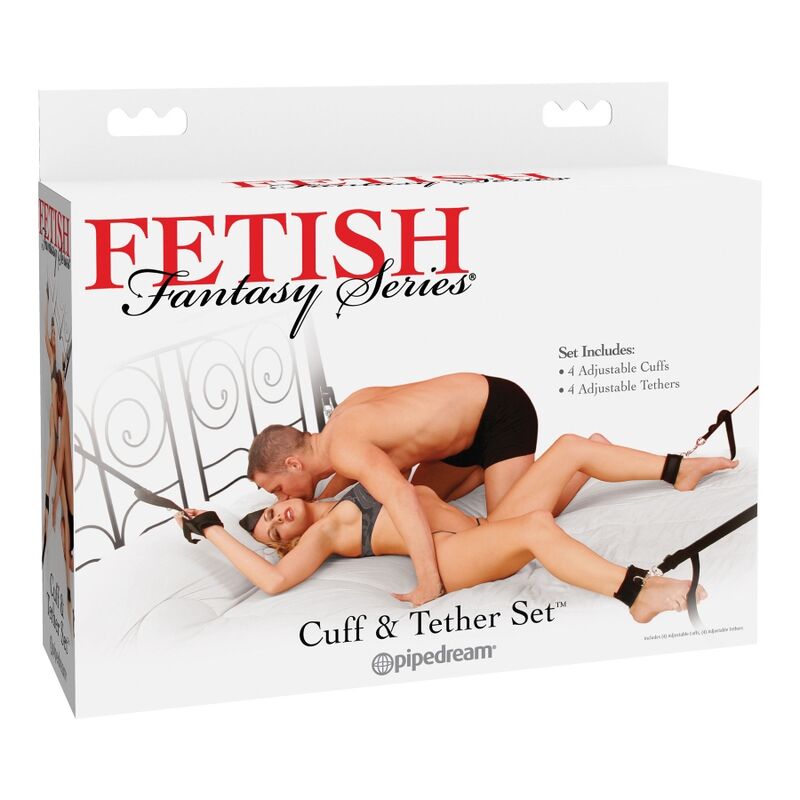 FETISH FANTASY CUFF UND TETHER SET