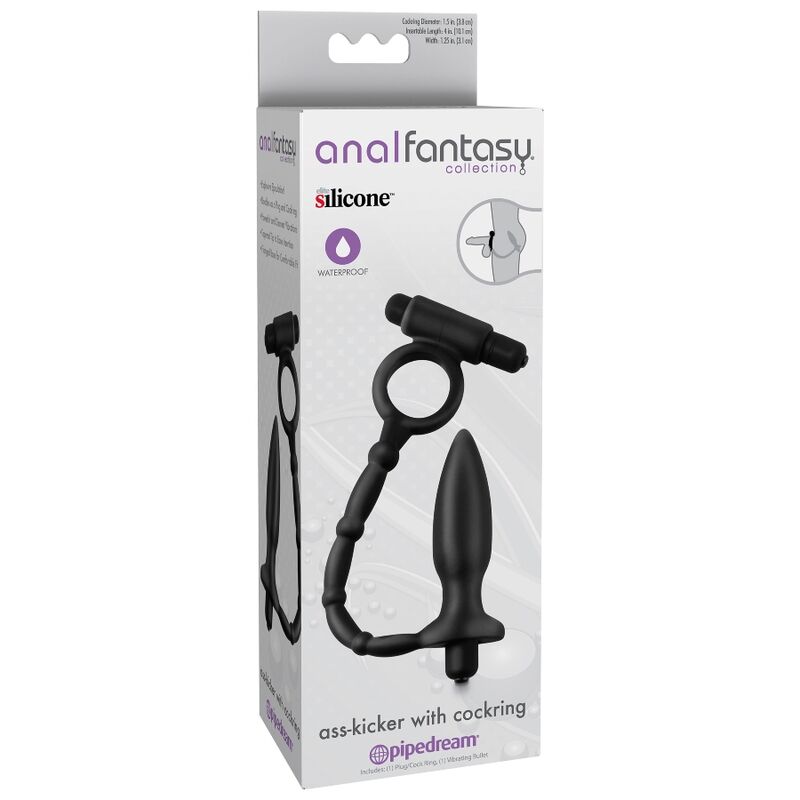 ANAL FANTASY - MINI-ANALSTIMULATOR MIT RING UND VIBRIERENDER KUGEL