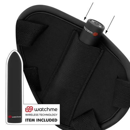 FETISH SUBMISSIVE CYBER STRAP - STRAP WITH DILDO AND BULLET REMOTE CONTROL WATCH TECHNOLOGY