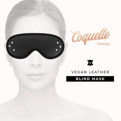 COQUETTE CHIC DESIRE - FANTASY VEGAN LEATHER MASK WITH NEOPRENE LINING