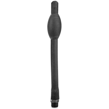 ALL BLACK - DUSCHE ANAL KLAPPBARES SILIKON 27 CM