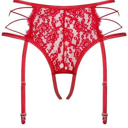 OBSESSIVE - GARTER BELT REDIOSA WITH OPENING S/M