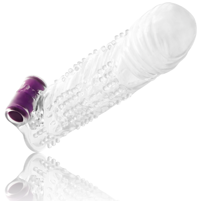 OHMAMA - TEXTURED PENIS SLEEVES WITH VIBRATING BALL