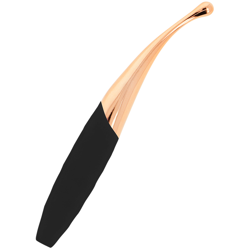 OHMAMA - RECHARGEABLE CLITORIS STIMULATOR 36 MODES BLACK-PINK-GOLD