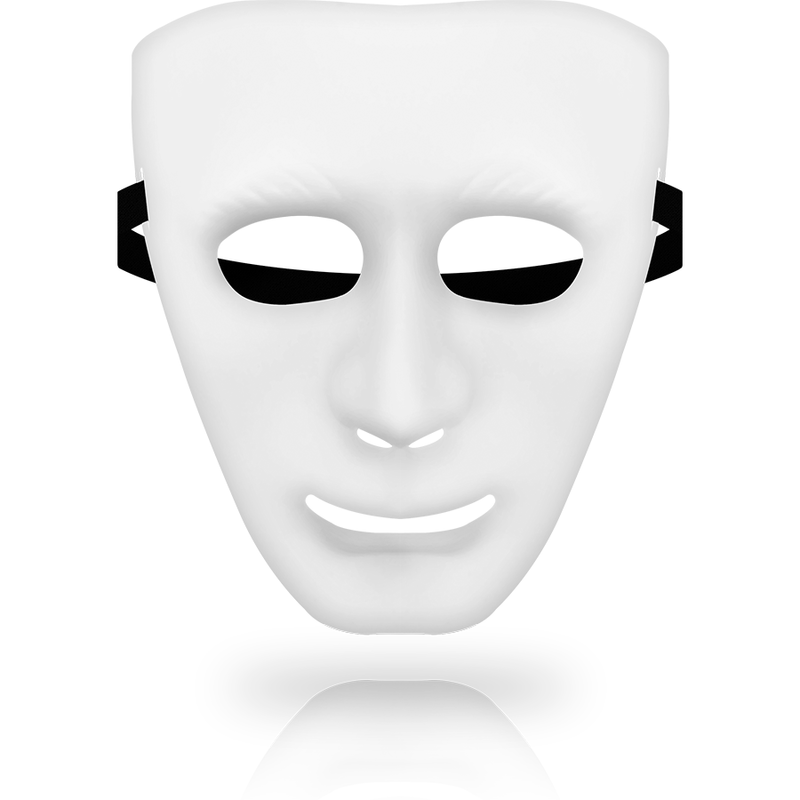 OHMAMA - MASKS, WHITE MASK, ONE SIZE