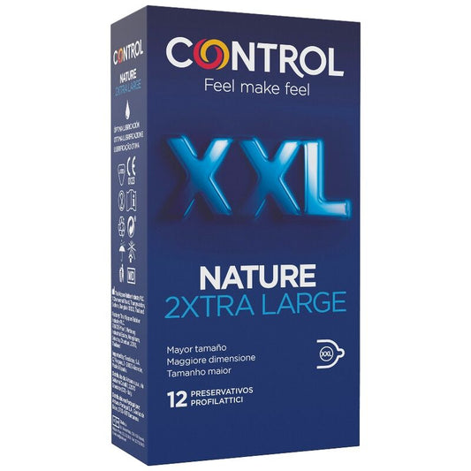 CONTROL - NATURE 2XTRA LARGE XXL KONDOME - 12 EINHEITEN