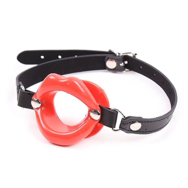 OHMAMA FETISH - Gag with red lips and straps