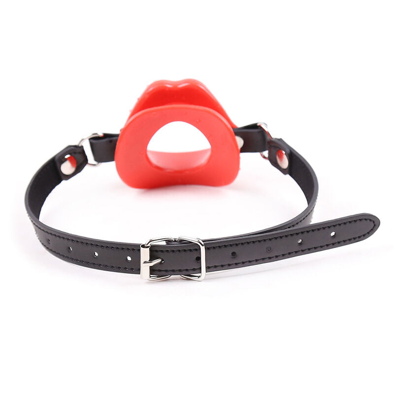 OHMAMA FETISH - Gag with red lips and straps