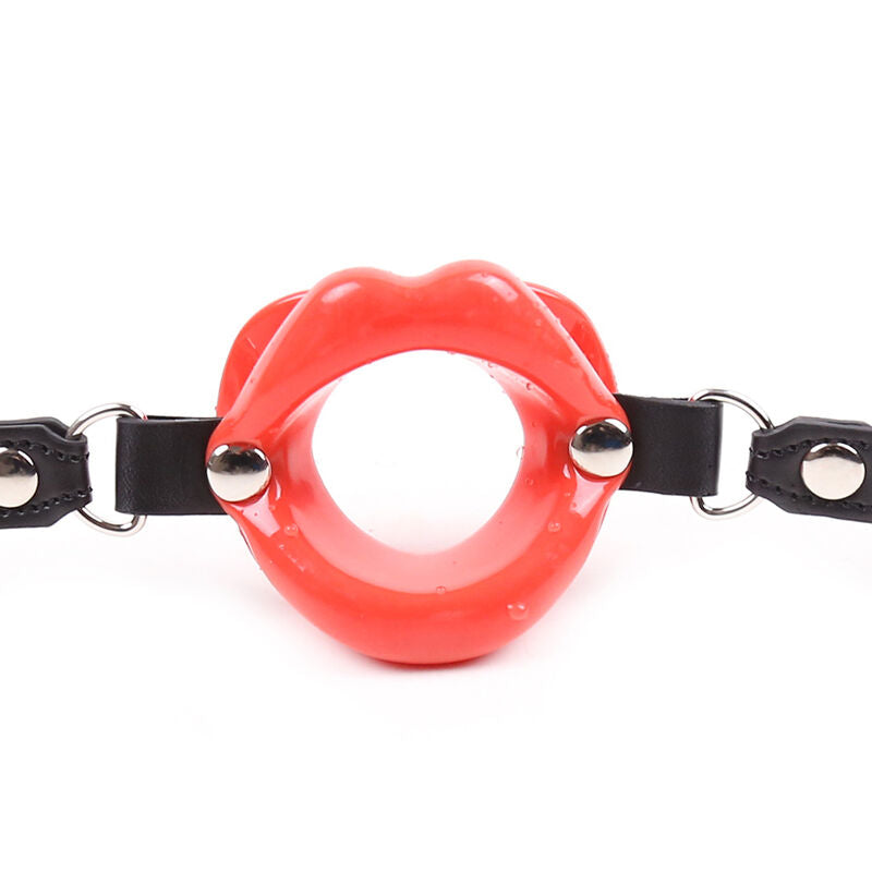 OHMAMA FETISH - Gag with red lips and straps