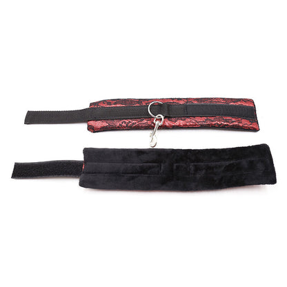 OHMAMA FETISH - VELVET HANDCUFFS WITH NYLON BAND