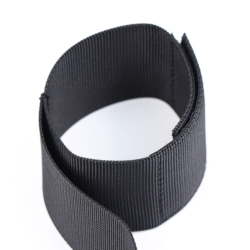 OHMAMA FETISH - HANDCUFFS AND NYLON COLLAR