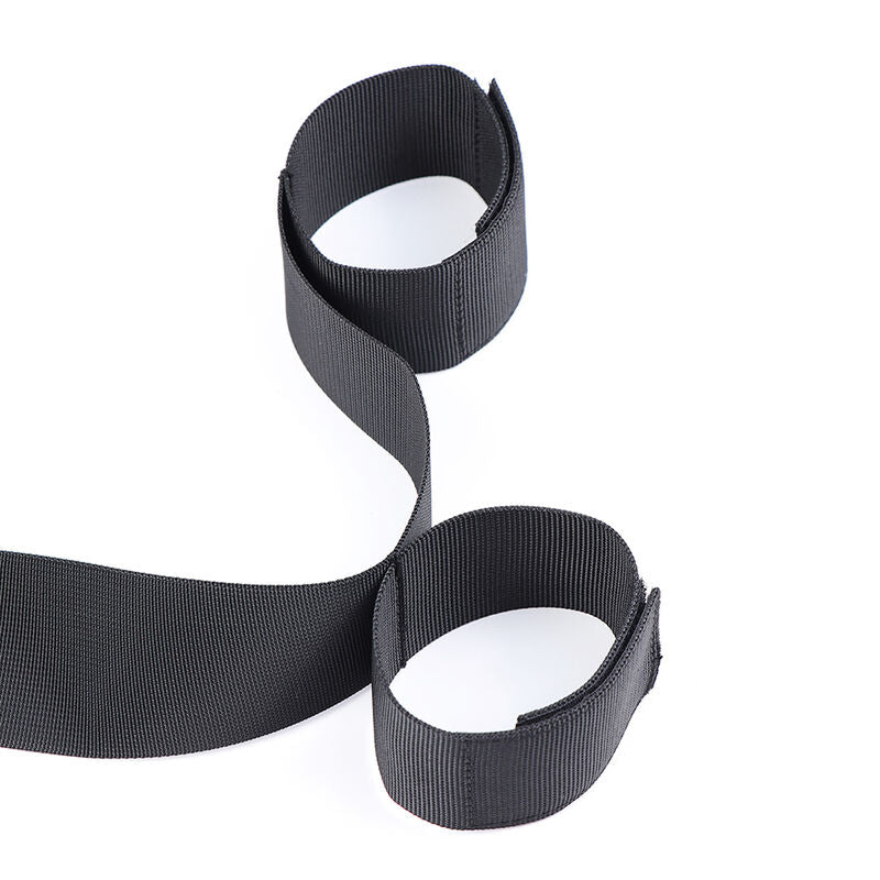OHMAMA FETISH - HANDCUFFS AND NYLON COLLAR