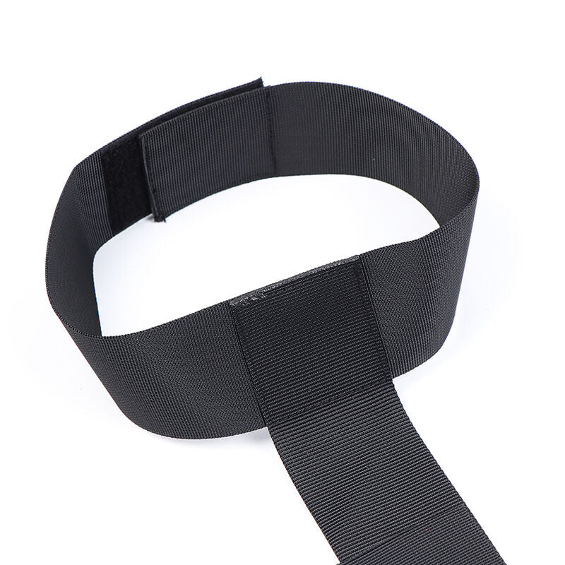 OHMAMA FETISH - HANDCUFFS AND NYLON COLLAR