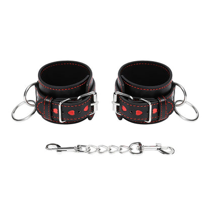 OHMAMA FETISH - HANDCUFFS WITH HEART INLAYS