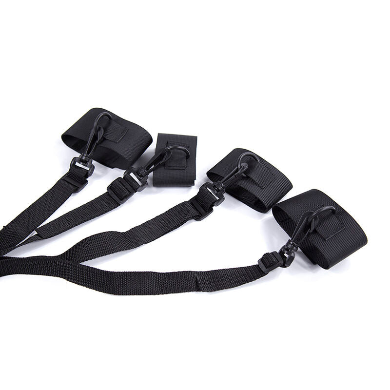 OHMAMA FETISH - BONDAGE RESTRAINTS WITH NYLON BED AND VELCRO FASTENERS