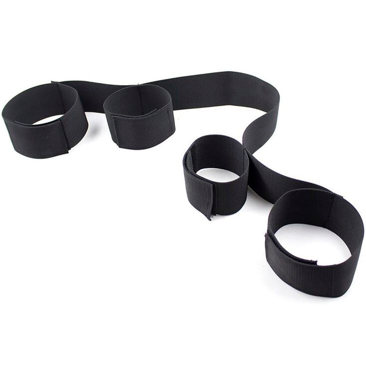 OHMAMA FETISH - SPREADER SOFT BAR NYLON WRIST RESTRAINTS