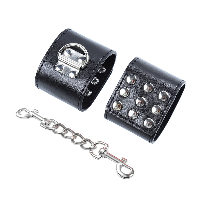OHMAMA FETISH - METAL WRIST GUIDES WITH SNAP FASTENING