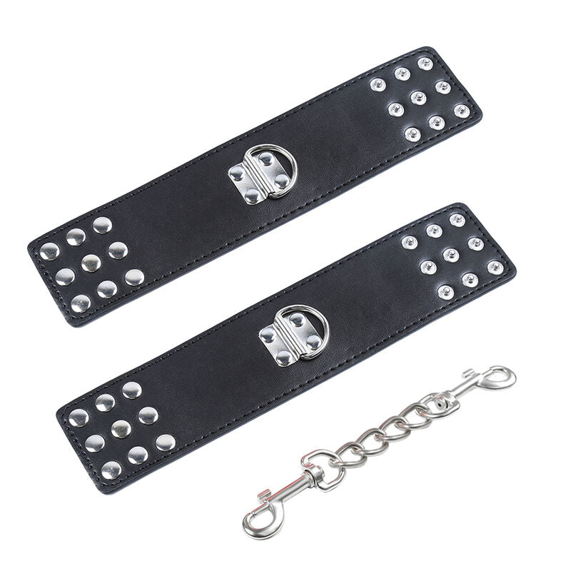 OHMAMA FETISH - METAL WRIST GUIDES WITH SNAP FASTENING