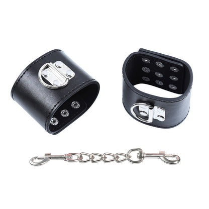 OHMAMA FETISH - METAL WRIST GUIDES WITH SNAP FASTENING