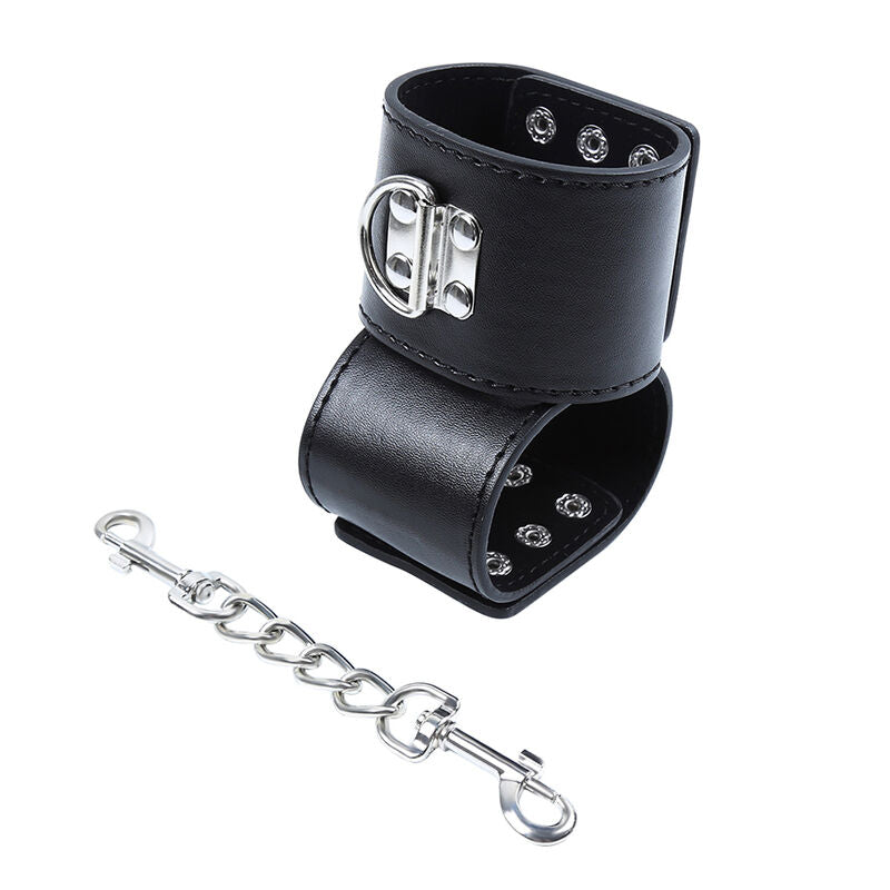 OHMAMA FETISH - METAL WRIST GUIDES WITH SNAP FASTENING