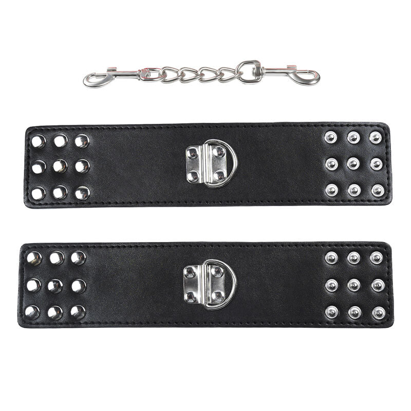 OHMAMA FETISH - METAL WRIST GUIDES WITH SNAP FASTENING