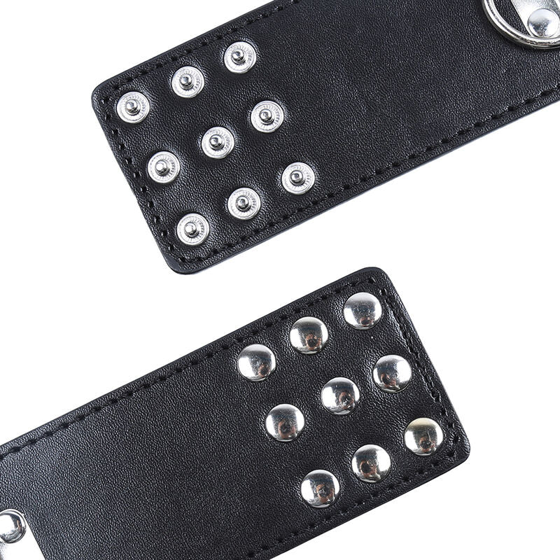 OHMAMA FETISH - METAL WRIST GUIDES WITH SNAP FASTENING