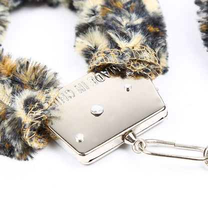 OHMAMA FETISH - VELVET FURLINED METAL WRIST CUFFS