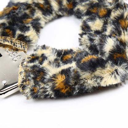 OHMAMA FETISH - VELVET FURLINED METAL WRIST CUFFS