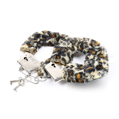 OHMAMA FETISH - VELVET FURLINED METAL WRIST CUFFS