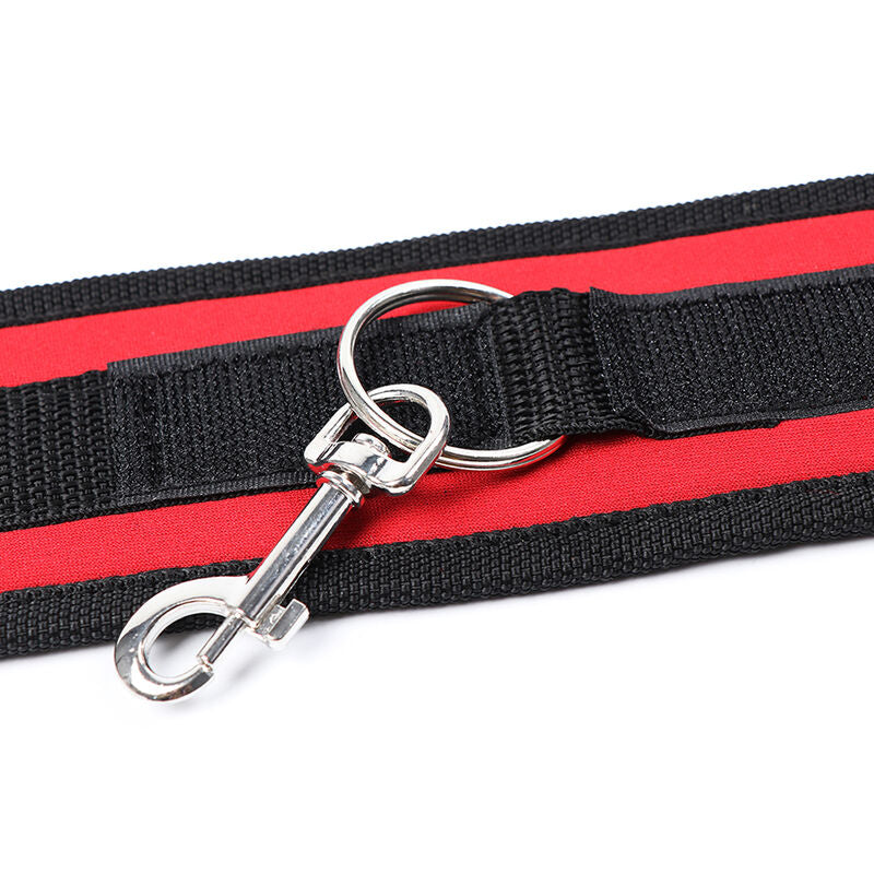 OHMAMA FETISH NYLON BIND HOOK AND EYE HAND RESTRAINTS