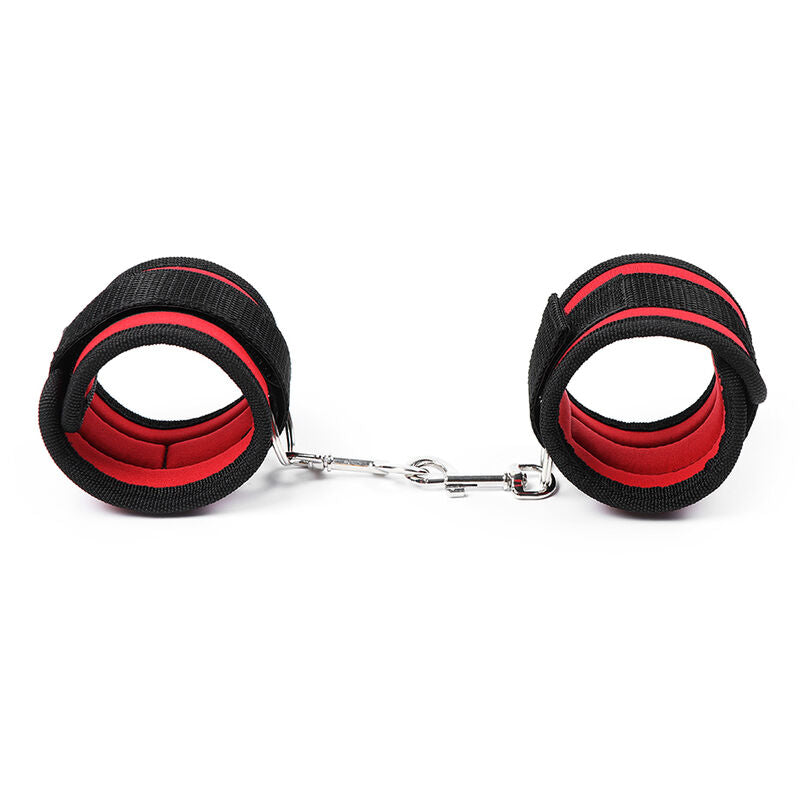 OHMAMA FETISH NYLON BIND HOOK AND EYE HAND RESTRAINTS