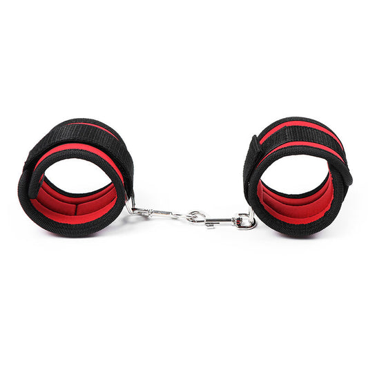 OHMAMA FETISH NYLON BIND HOOK AND EYE HAND RESTRAINTS