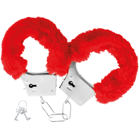 OHMAMA FETISH FLURRY METAL CUFF - RED