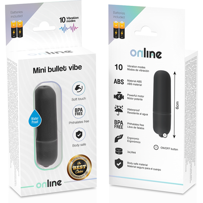 ONLINE - BLACK MINI VIBRATION BALL