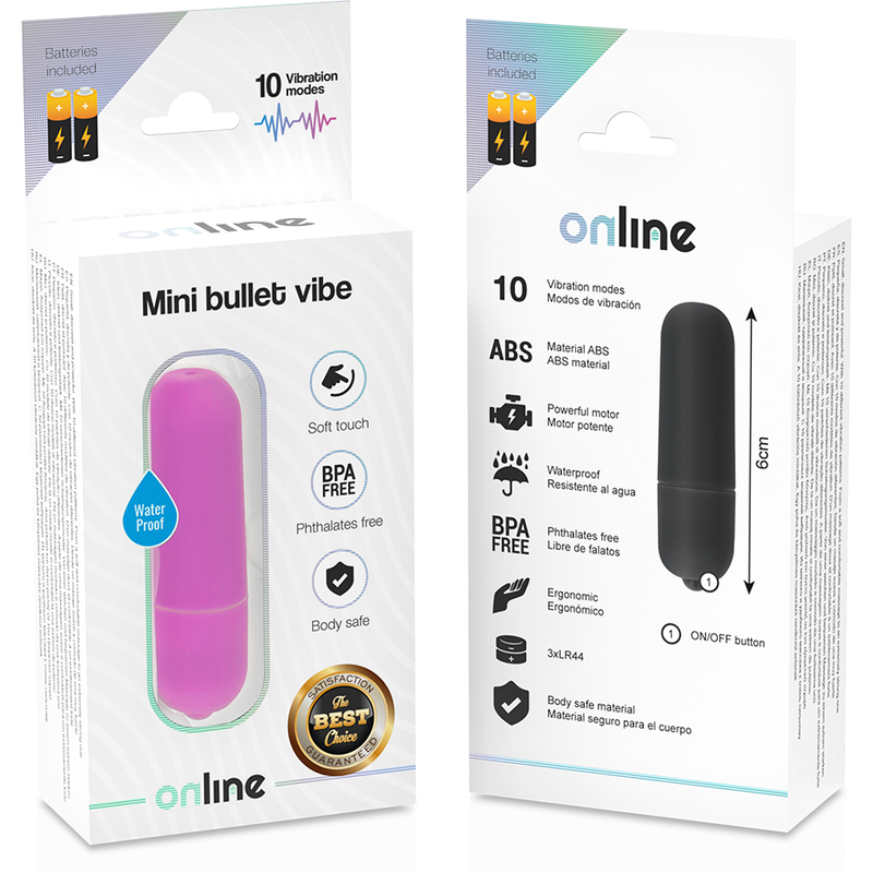 ONLINE - MINI PURPLE VIBRATING BALL