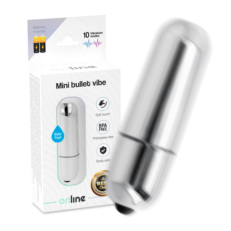 ONLINE - MINI SILVER VIBRATING BALL
